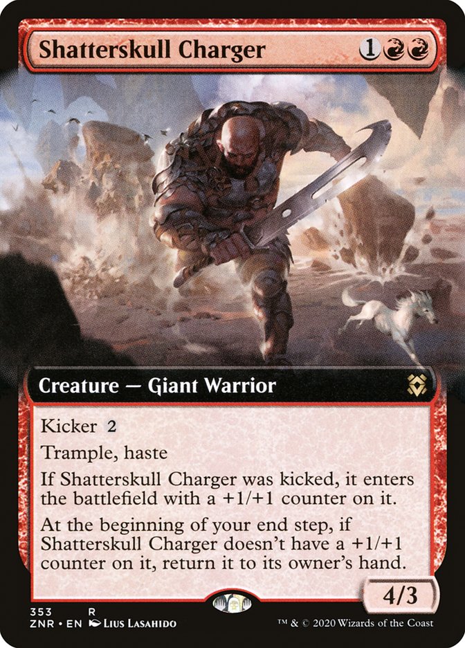 Shatterskull Charger (Extended Art) [Zendikar Rising] | Jomio and Rueliete's Cards and Comics