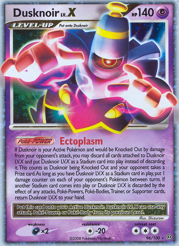 Dusknoir LV.X (96/100) [Diamond & Pearl: Stormfront] | Jomio and Rueliete's Cards and Comics