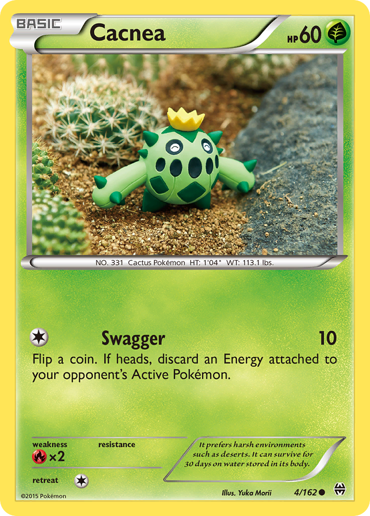 Cacnea (4/162) [XY: BREAKthrough] | Jomio and Rueliete's Cards and Comics