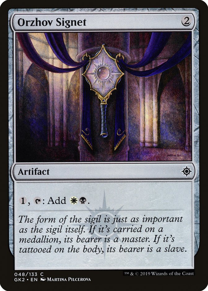 Orzhov Signet [Ravnica Allegiance Guild Kit] | Jomio and Rueliete's Cards and Comics