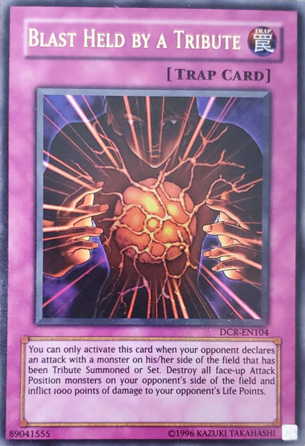 Blast Held by a Tribute [DCR-EN104] Ultra Rare | Jomio and Rueliete's Cards and Comics