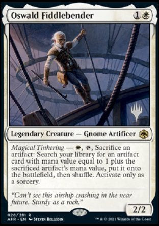 Oswald Fiddlebender (Promo Pack) [Dungeons & Dragons: Adventures in the Forgotten Realms Promos] | Jomio and Rueliete's Cards and Comics