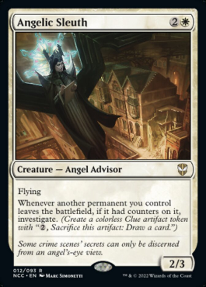 Angelic Sleuth [Streets of New Capenna Commander] | Jomio and Rueliete's Cards and Comics