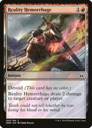 Reality Hemorrhage [Oath of the Gatewatch] | Jomio and Rueliete's Cards and Comics