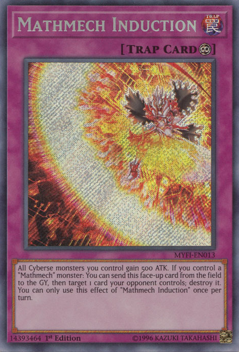 Mathmech Induction [MYFI-EN013] Secret Rare | Jomio and Rueliete's Cards and Comics