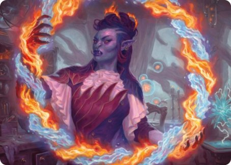 Rootha, Mercurial Artist Art Card [Strixhaven: School of Mages Art Series] | Jomio and Rueliete's Cards and Comics