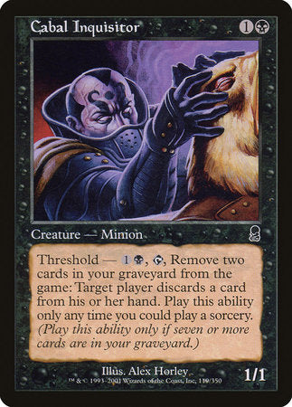 Cabal Inquisitor [Odyssey] | Jomio and Rueliete's Cards and Comics