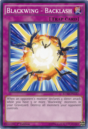 Blackwing - Backlash [LC5D-EN142] Common | Jomio and Rueliete's Cards and Comics