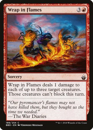 Wrap in Flames [Battlebond] | Jomio and Rueliete's Cards and Comics