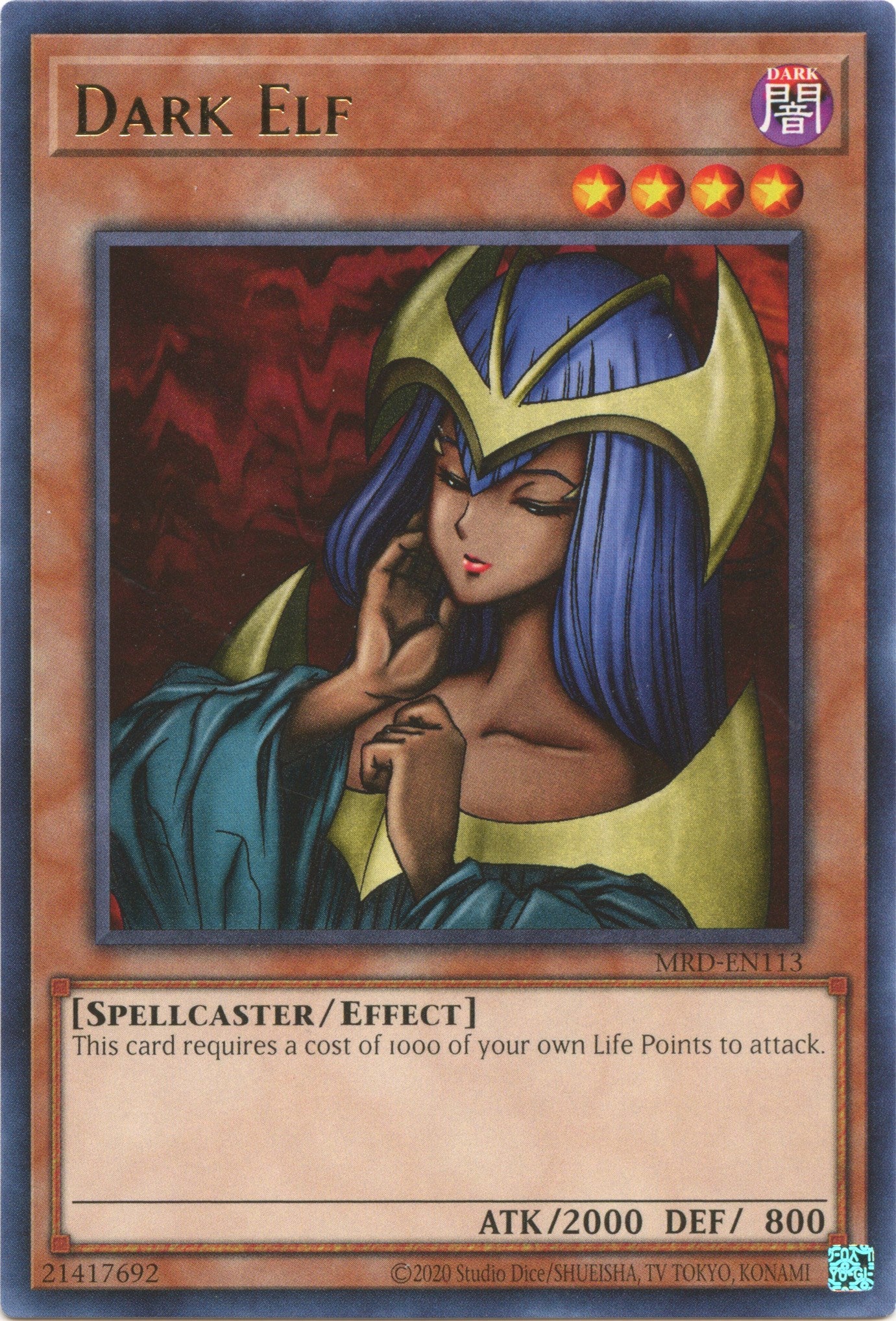 Dark Elf (25th Anniversary) [MRD-EN113] Rare | Jomio and Rueliete's Cards and Comics