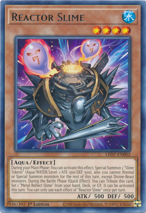 Reactor Slime [LED7-EN002] Rare | Jomio and Rueliete's Cards and Comics
