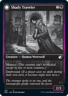 Shady Traveler // Stalking Predator [Innistrad: Double Feature] | Jomio and Rueliete's Cards and Comics