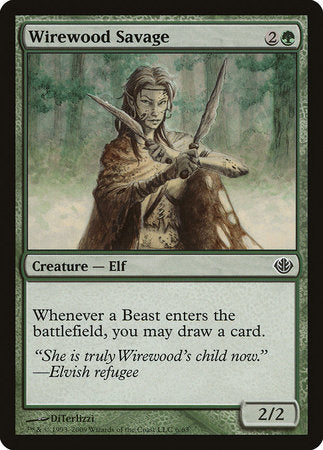 Wirewood Savage [Duel Decks: Garruk vs. Liliana] | Jomio and Rueliete's Cards and Comics