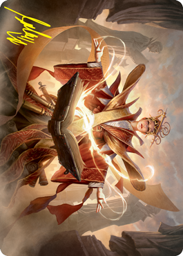 Augusta, Dean of Order Art Card (Gold-Stamped Signature) [Strixhaven: School of Mages Art Series] | Jomio and Rueliete's Cards and Comics