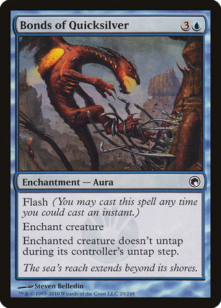 Bonds of Quicksilver [Scars of Mirrodin] | Jomio and Rueliete's Cards and Comics