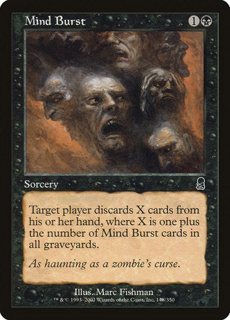Mind Burst [Odyssey] | Jomio and Rueliete's Cards and Comics
