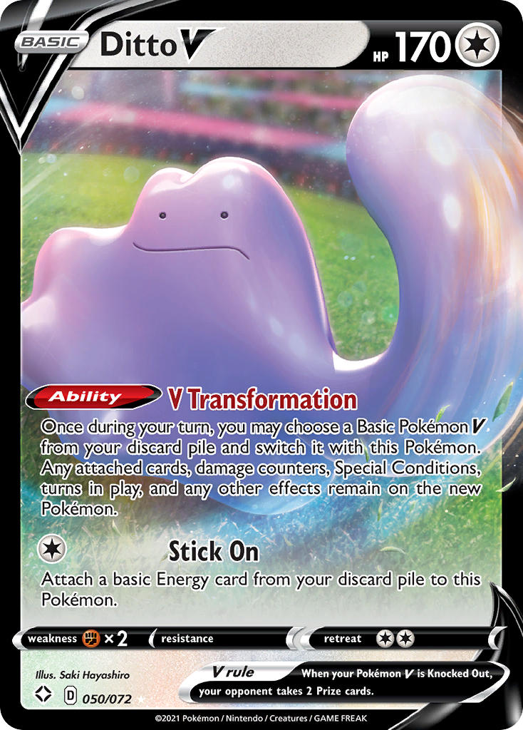 Ditto V (050/072) [Sword & Shield: Shining Fates] | Jomio and Rueliete's Cards and Comics