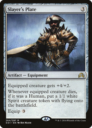 Slayer's Plate [Shadows over Innistrad] | Jomio and Rueliete's Cards and Comics