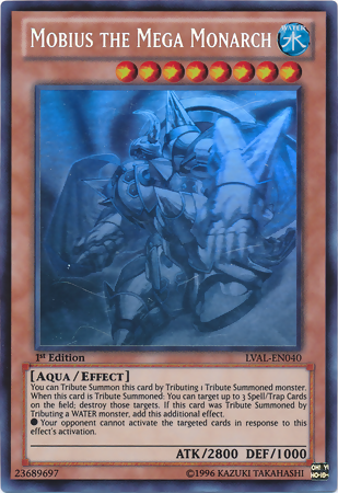 Mobius the Mega Monarch [LVAL-EN040] Ghost Rare | Jomio and Rueliete's Cards and Comics