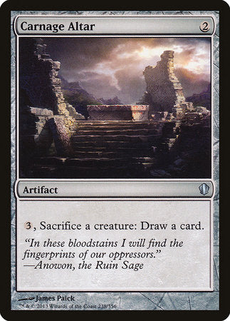 Carnage Altar [Commander 2013] | Jomio and Rueliete's Cards and Comics