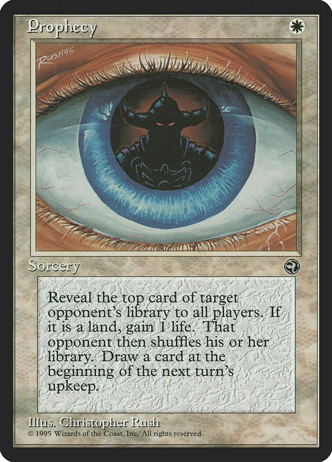 Prophecy [Homelands] | Jomio and Rueliete's Cards and Comics