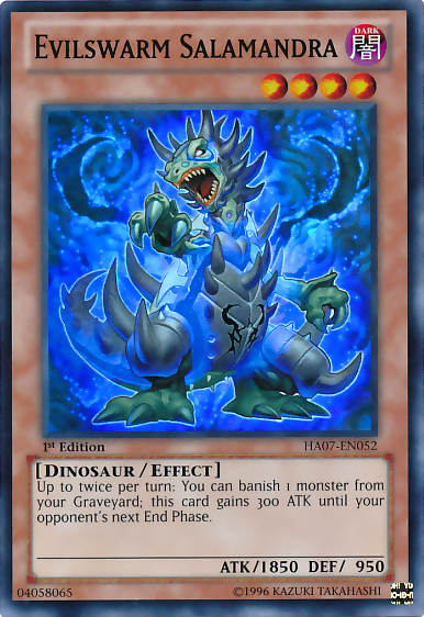 Evilswarm Salamandra [HA07-EN052] Super Rare | Jomio and Rueliete's Cards and Comics