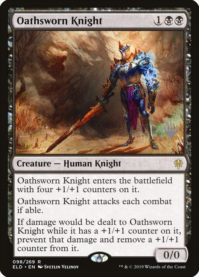 Oathsworn Knight (Promo Pack) [Throne of Eldraine Promos] | Jomio and Rueliete's Cards and Comics