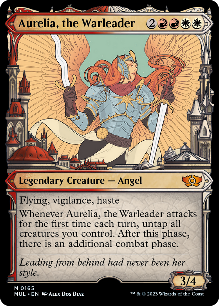 Aurelia, the Warleader (Halo Foil) [Multiverse Legends] | Jomio and Rueliete's Cards and Comics