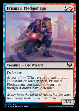 Prismari Pledgemage [Strixhaven: School of Mages] | Jomio and Rueliete's Cards and Comics