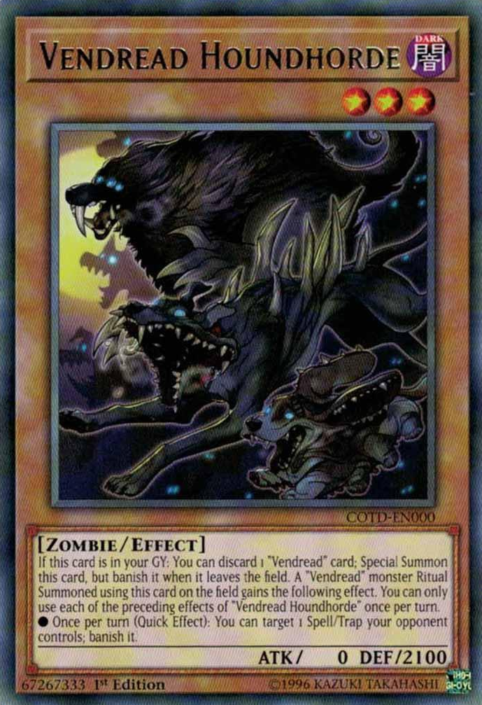 Vendread Houndhorde [COTD-EN000] Rare | Jomio and Rueliete's Cards and Comics