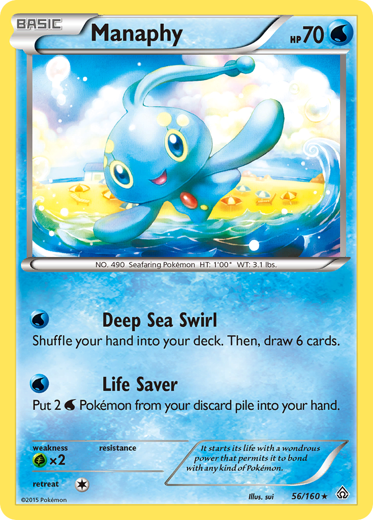 Manaphy (56/160) [XY: Primal Clash] | Jomio and Rueliete's Cards and Comics