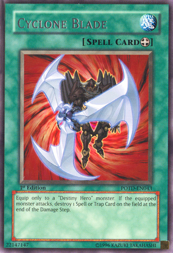 Cyclone Blade [POTD-EN043] Rare | Jomio and Rueliete's Cards and Comics