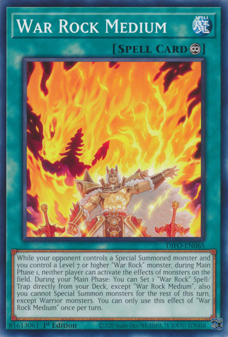 War Rock Medium [DIFO-EN065] Common | Jomio and Rueliete's Cards and Comics