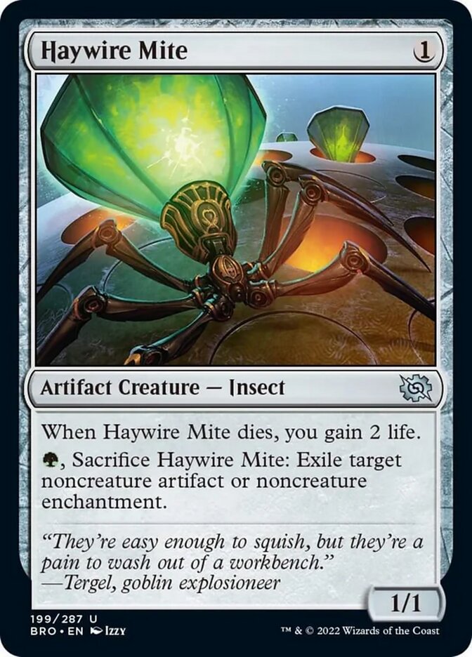 Haywire Mite [The Brothers' War] | Jomio and Rueliete's Cards and Comics