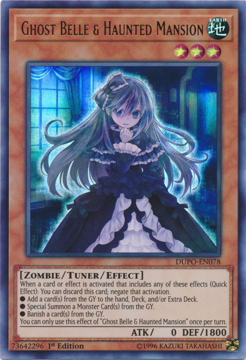 Ghost Belle & Haunted Mansion [DUPO-EN078] Ultra Rare | Jomio and Rueliete's Cards and Comics
