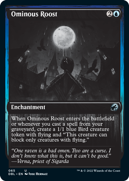 Ominous Roost [Innistrad: Double Feature] | Jomio and Rueliete's Cards and Comics