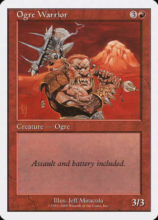 Ogre Warrior [Starter 2000] | Jomio and Rueliete's Cards and Comics