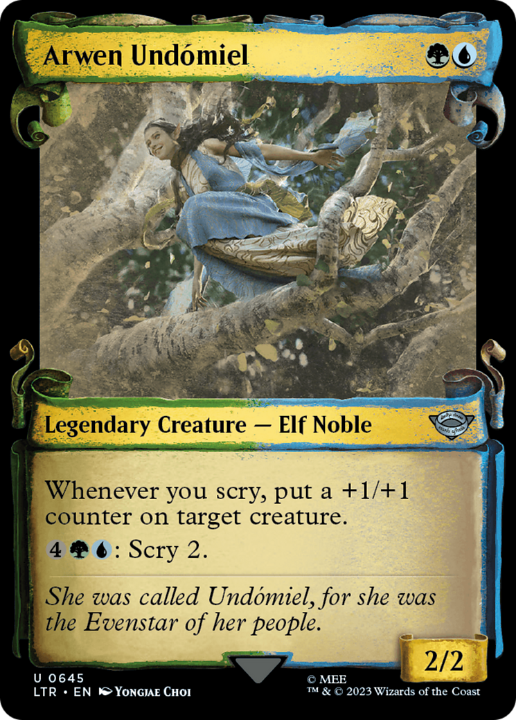 Arwen Undomiel [The Lord of the Rings: Tales of Middle-Earth Showcase Scrolls] | Jomio and Rueliete's Cards and Comics