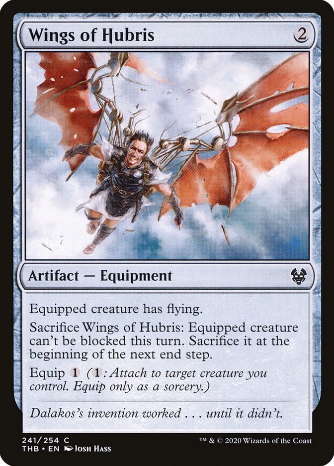 Wings of Hubris [Theros Beyond Death] | Jomio and Rueliete's Cards and Comics