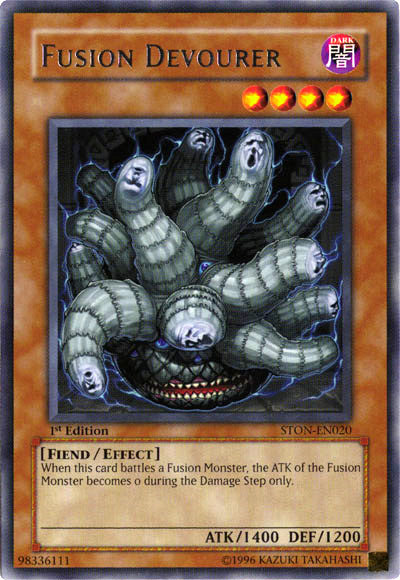 Fusion Devourer [STON-EN020] Rare | Jomio and Rueliete's Cards and Comics
