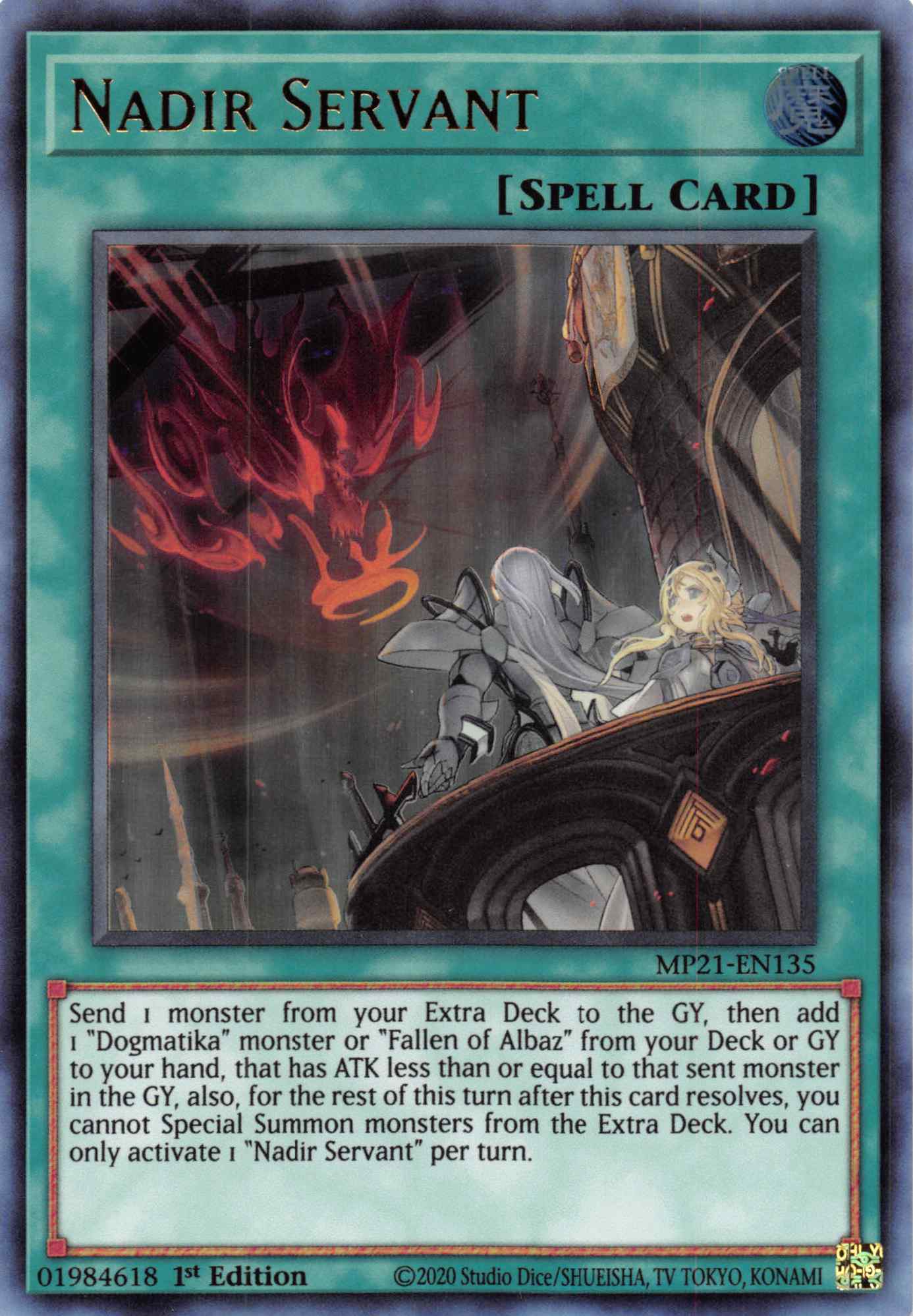 Nadir Servant [MP21-EN135] Ultra Rare | Jomio and Rueliete's Cards and Comics