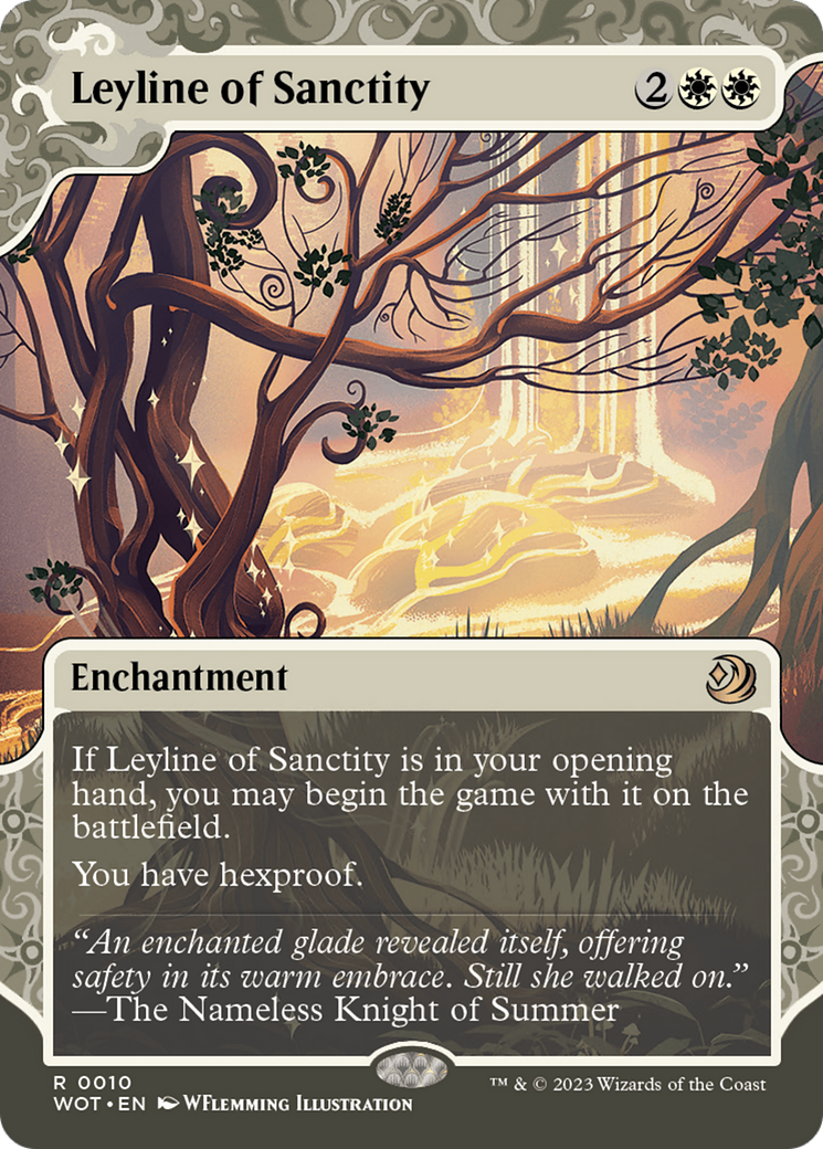 Leyline of Sanctity [Wilds of Eldraine: Enchanting Tales] | Jomio and Rueliete's Cards and Comics