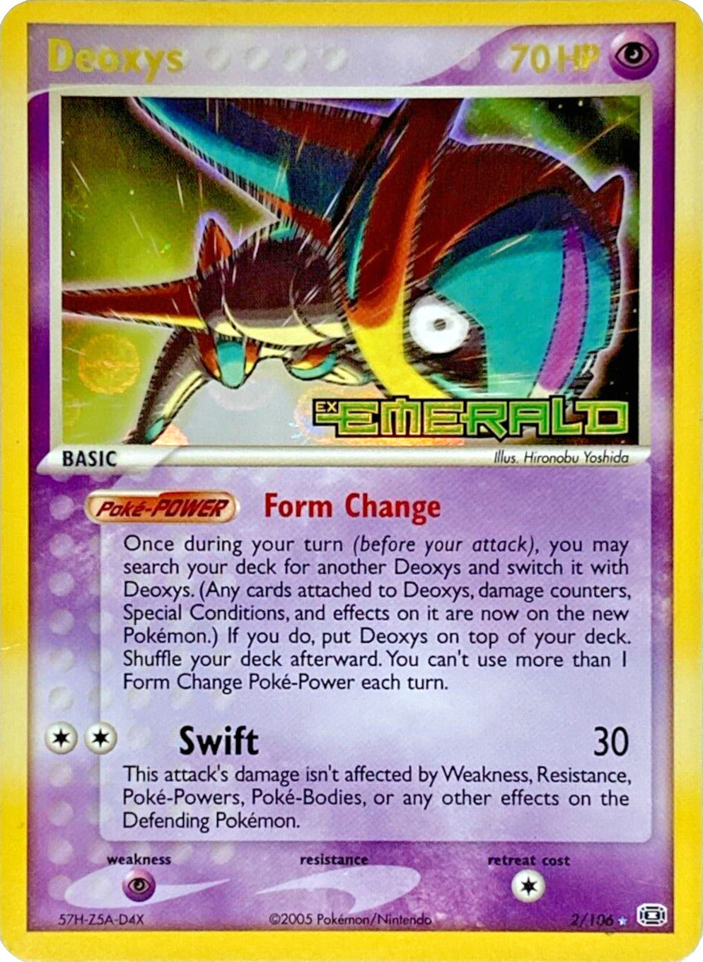Deoxys (2/106) (Stamped) [EX: Emerald] | Jomio and Rueliete's Cards and Comics