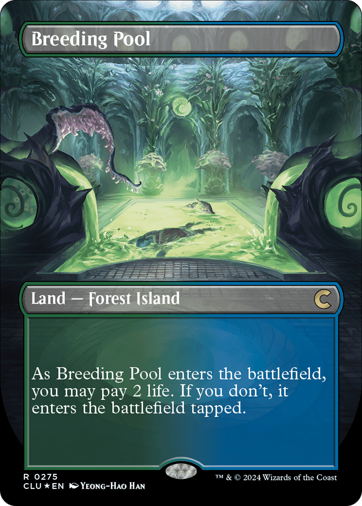 Breeding Pool (Borderless) [Ravnica: Clue Edition] | Jomio and Rueliete's Cards and Comics