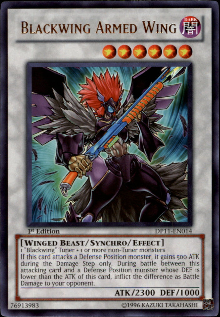 Blackwing Armed Wing [DP11-EN014] Rare | Jomio and Rueliete's Cards and Comics