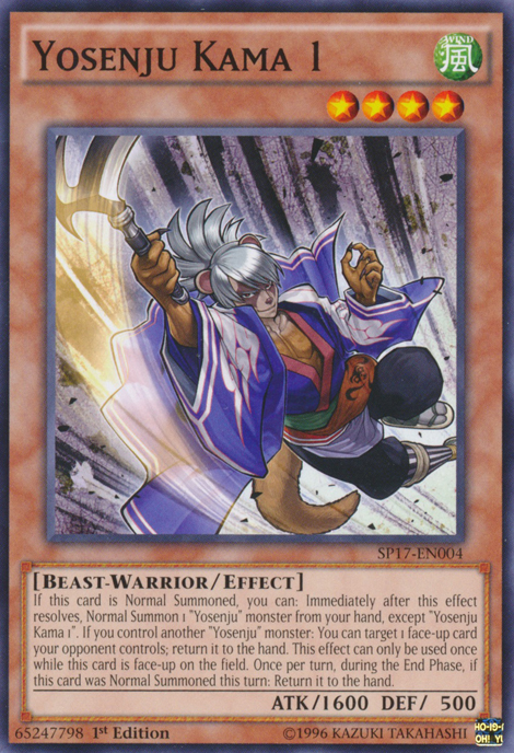 Yosenju Kama 1 [SP17-EN004] Common | Jomio and Rueliete's Cards and Comics