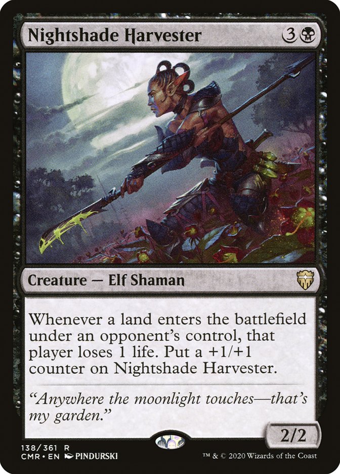 Nightshade Harvester [Commander Legends] | Jomio and Rueliete's Cards and Comics