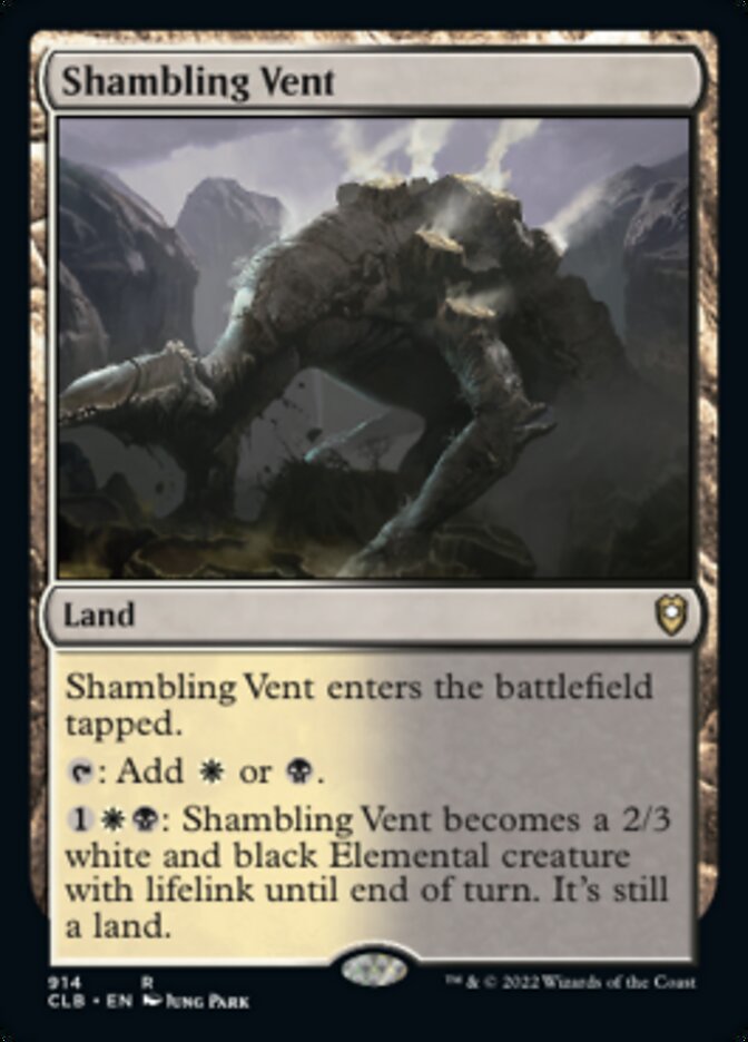 Shambling Vent [Commander Legends: Battle for Baldur's Gate] | Jomio and Rueliete's Cards and Comics