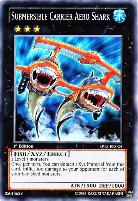 Submersible Carrier Aero Shark [SP13-EN024] Common | Jomio and Rueliete's Cards and Comics