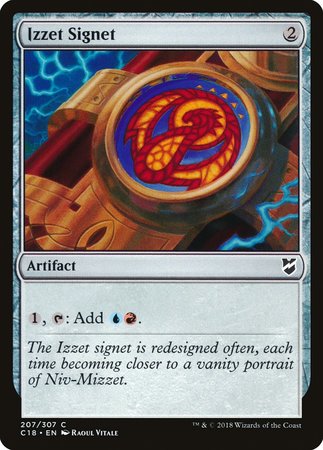 Izzet Signet [Commander 2018] | Jomio and Rueliete's Cards and Comics